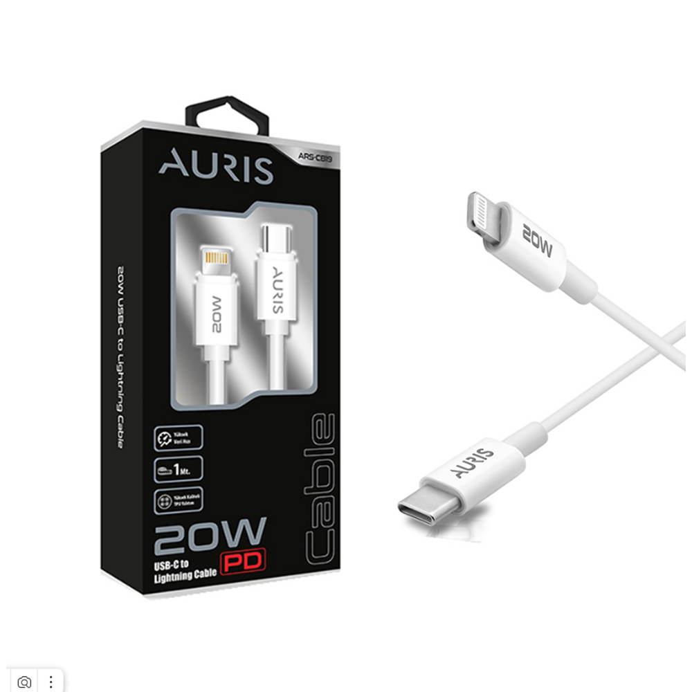 Auris CB19 Usb-C To Lightning Kablo 20Watt