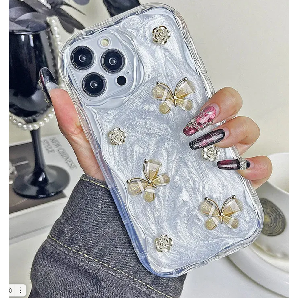 Apple - iPhone 14 Pro Max Zebana Floral Silikon Kılıf