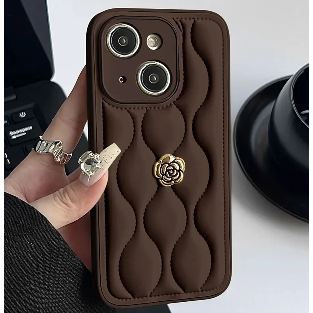 Apple - iPhone 13 Zebana Camellia Deri Kılıf