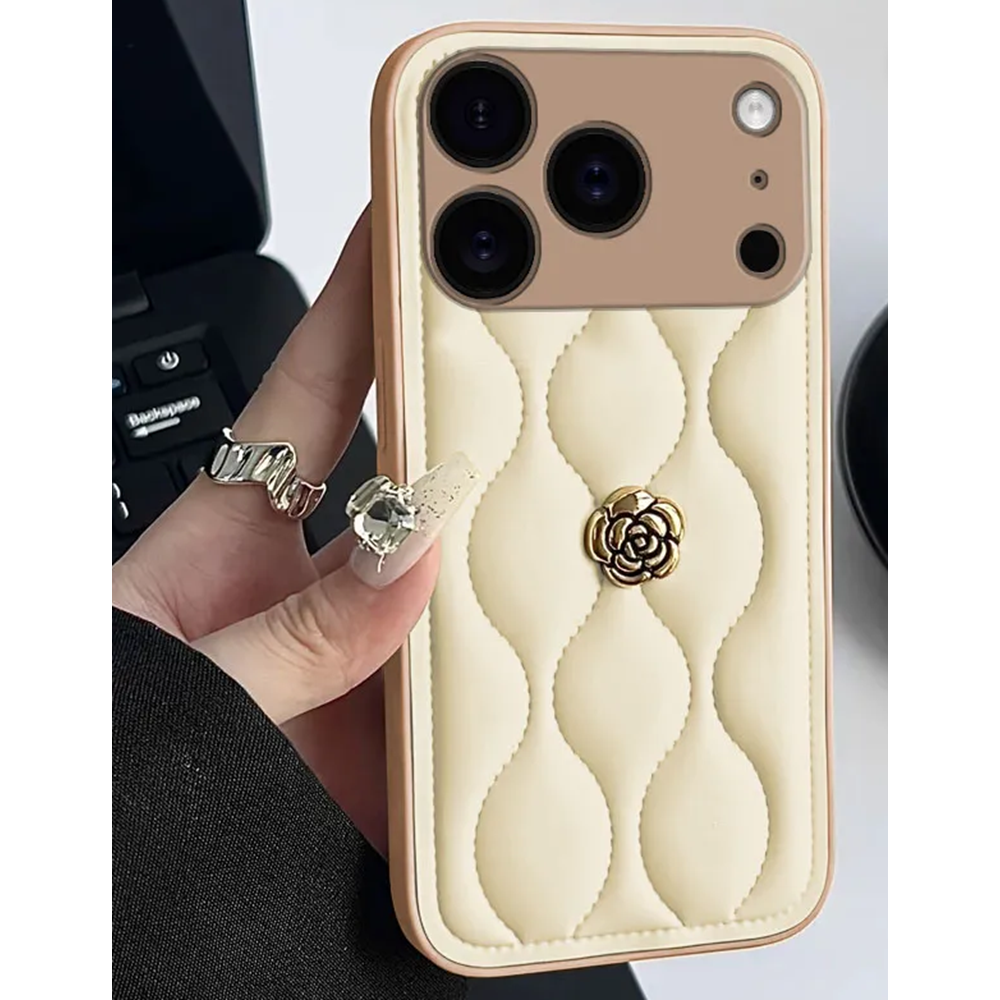 Apple - iPhone 17 Pro Max Zebana Camellia Deri Kılıf