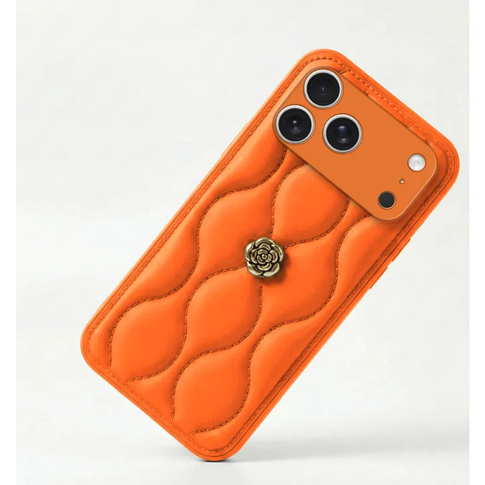 Apple - iPhone 17 Pro Max Zebana Camellia Deri Kılıf