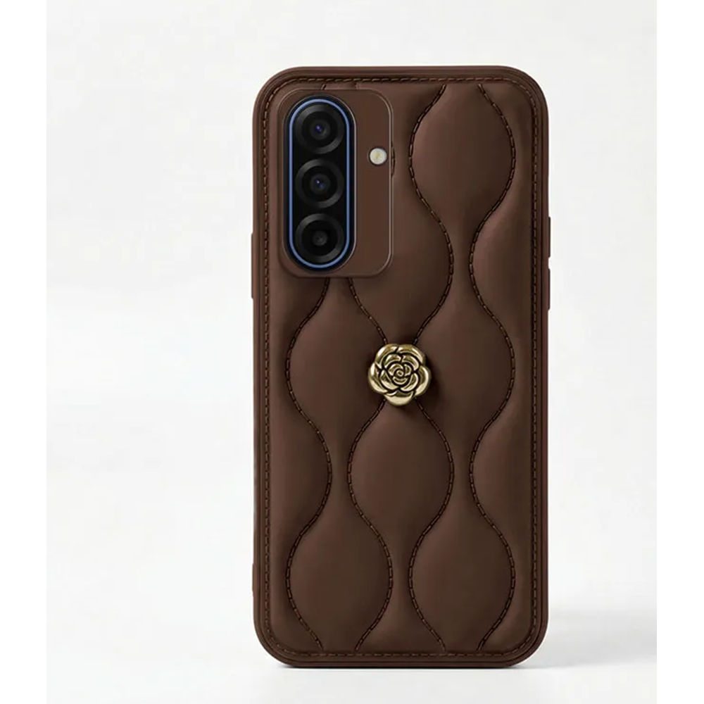 Samsung - Galaxy A17 Zebana Camellia Deri Kılıf