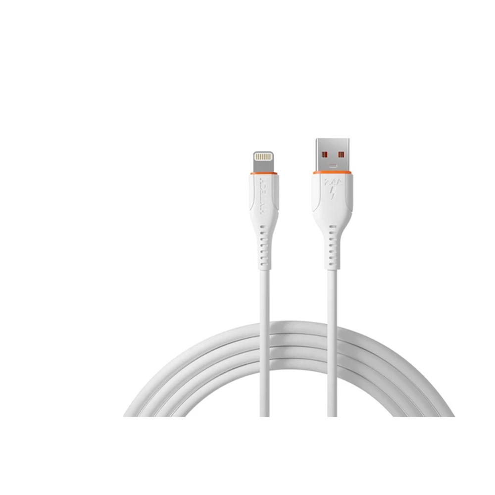 Hytech HY-X91 1m 2.4A iPhone Lightning Beyaz Şarj Kablosu