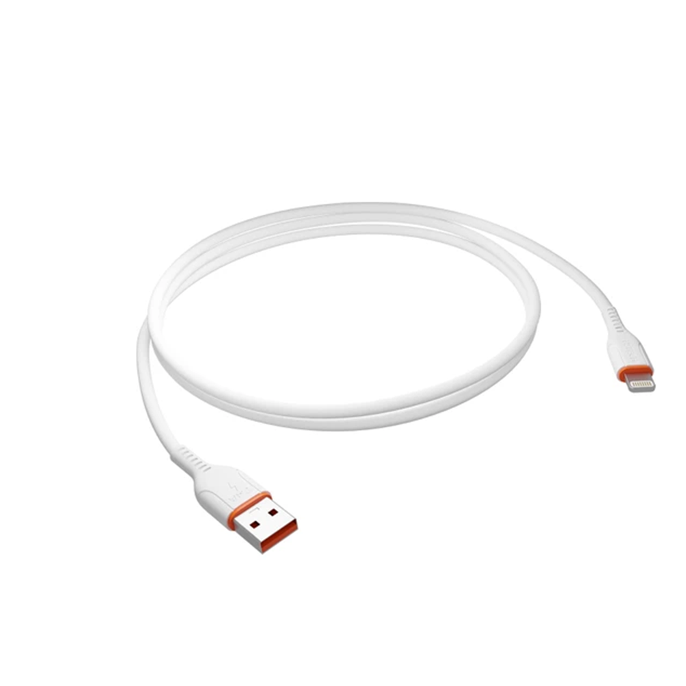 Hytech HY-X91 1m 2.4A iPhone Lightning Beyaz Şarj Kablosu