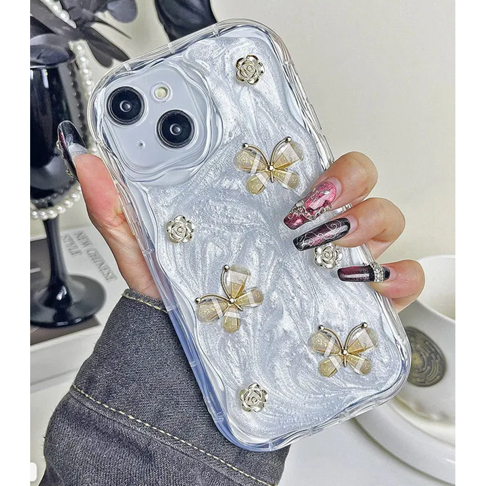 Apple - iPhone 17 Pro Max Zebana Floral Silikon Kılıf