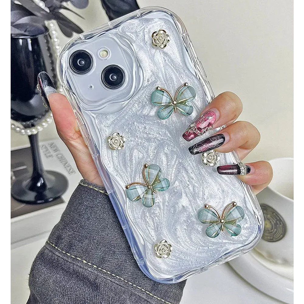 Apple - iPhone 17 Pro Max Zebana Floral Silikon Kılıf