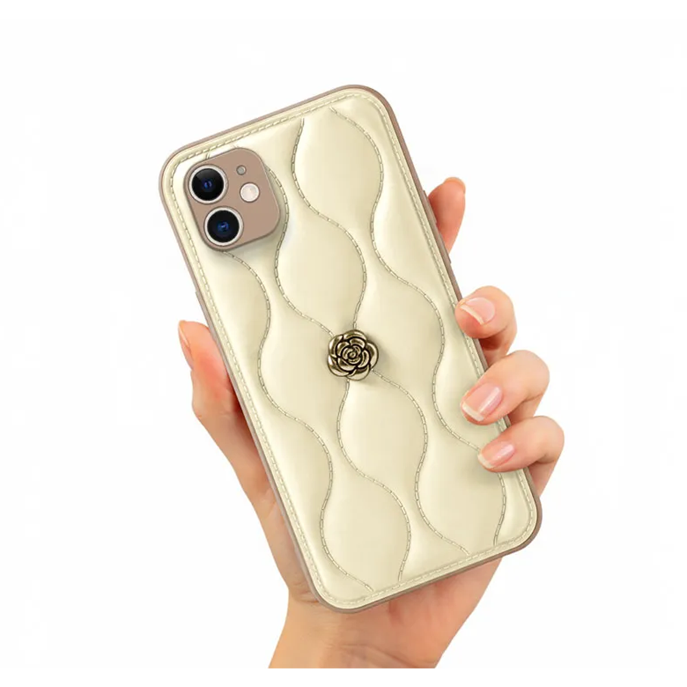 Apple - iPhone 11 Zebana Camellia Deri Kılıf