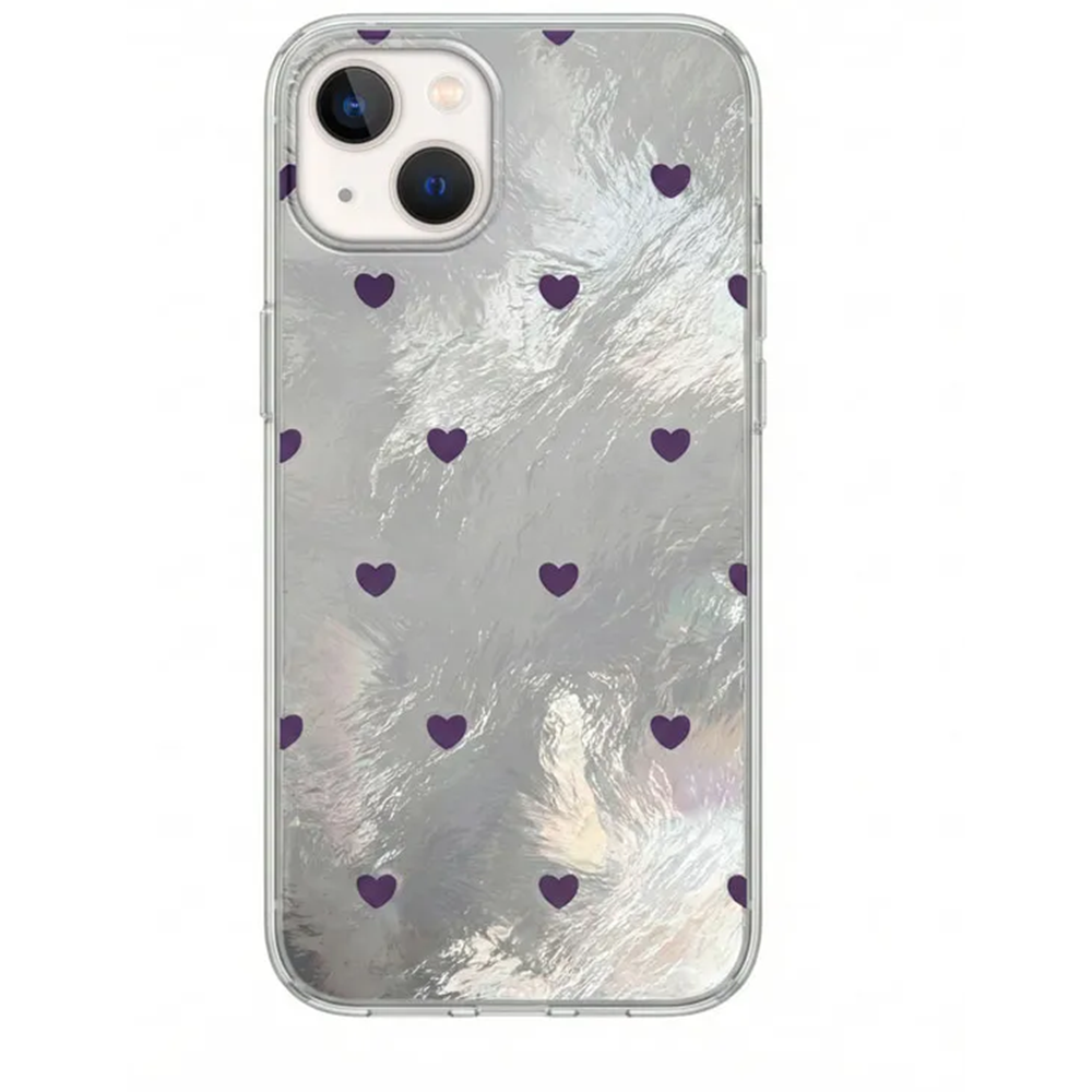 Apple - iPhone 13 Zebana Heart Silikon Kılıf