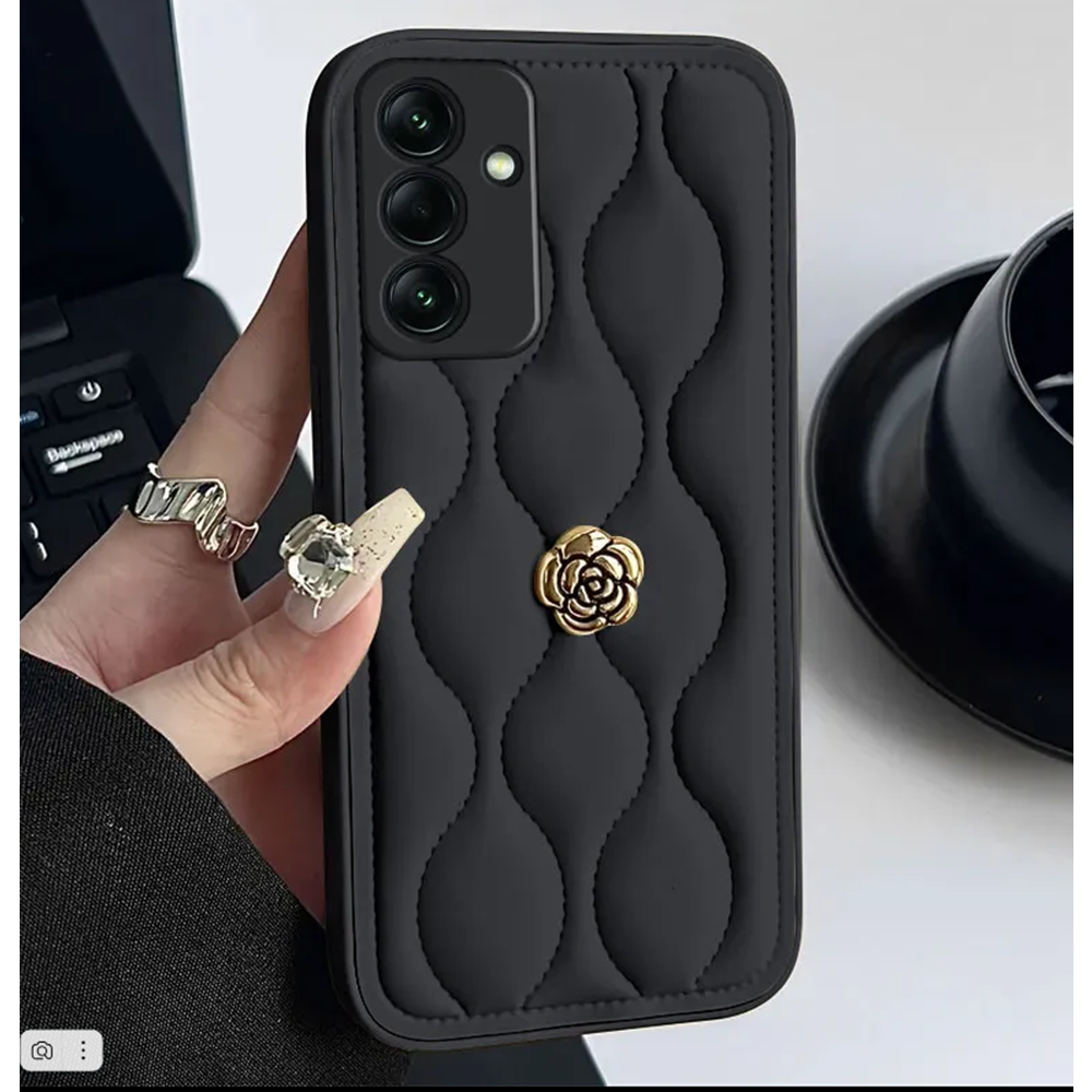 Samsung - Galaxy A16 Zebana Camellia Deri Kılıf