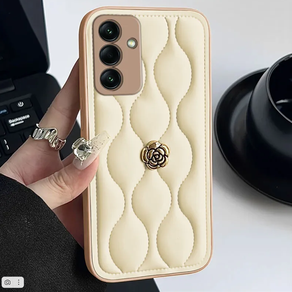 Samsung - Galaxy A16 Zebana Camellia Deri Kılıf