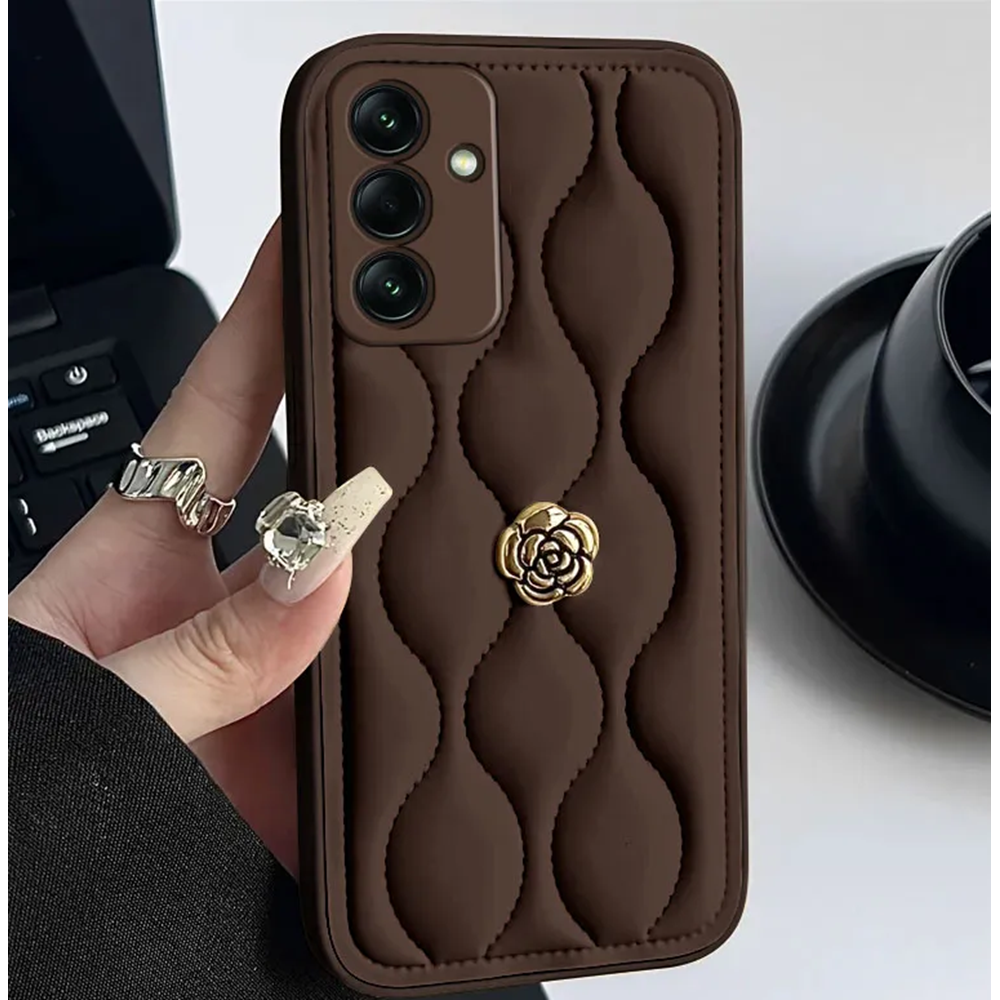 Samsung - Galaxy A16 Zebana Camellia Deri Kılıf