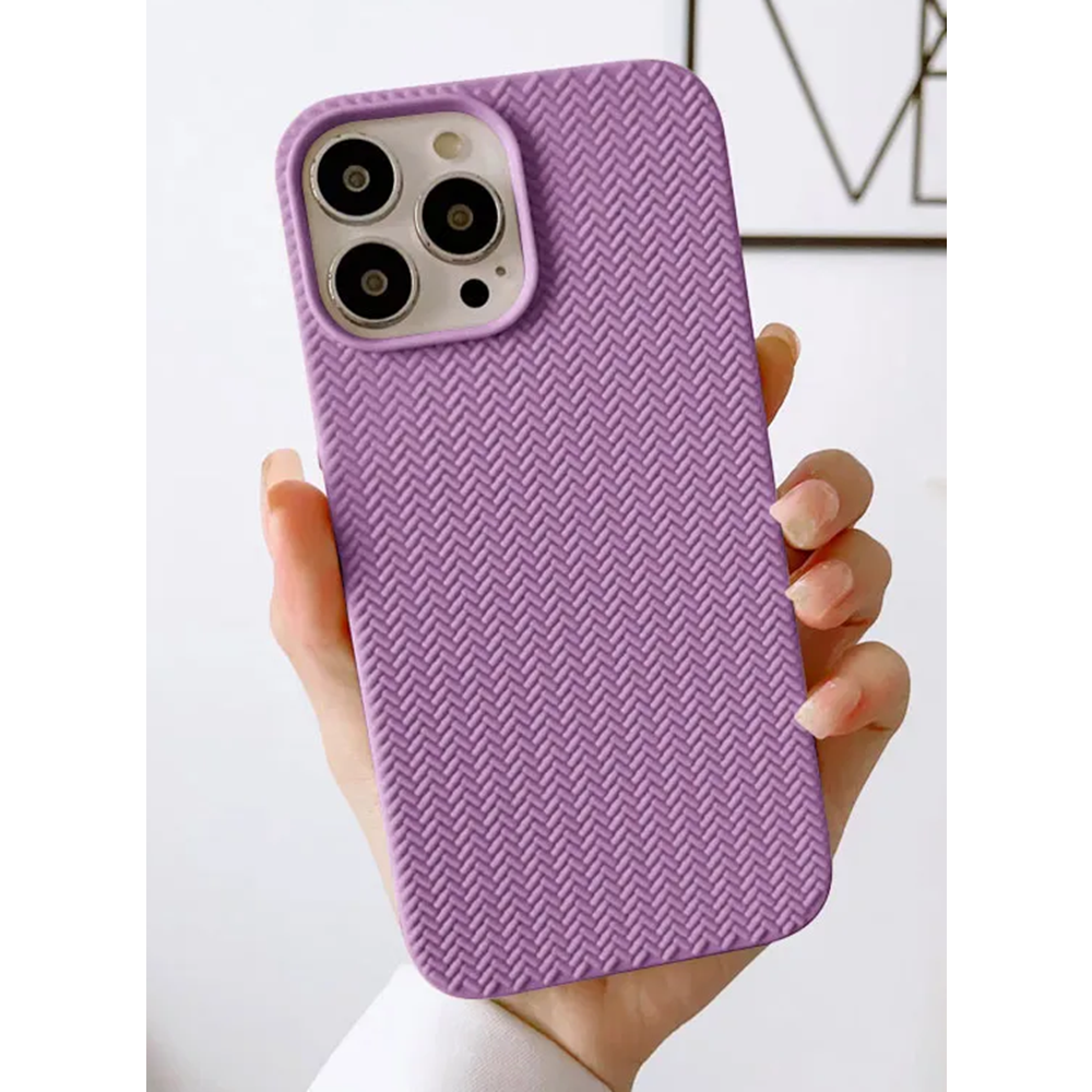 Apple - iPhone 14 Pro Max Zebana Woven Silikon Kılıf