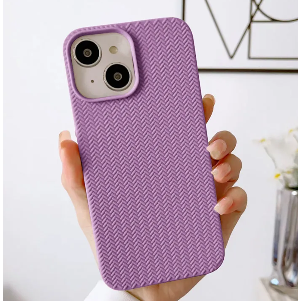 Apple - iPhone 15 Zebana Woven Silikon Kılıf