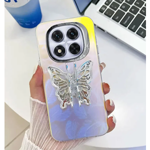 Xiaomi - Redmi Note 14 Pro 5G Zebana Standlı Kelebek Silikon Kılıf