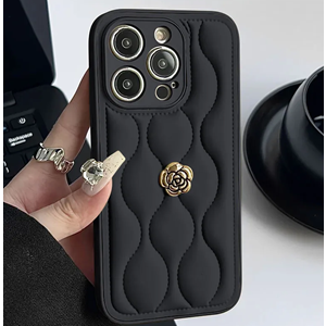 Apple - iPhone 15 Pro Max Zebana Camellia Deri Kılıf