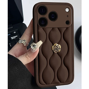 Apple - iPhone 17 Pro Max Zebana Camellia Deri Kılıf