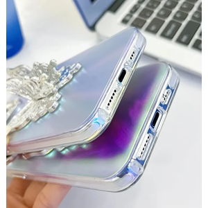 Apple - iPhone 13 Pro Max Zebana Standlı Kelebek Silikon Kılıf - Desen 1