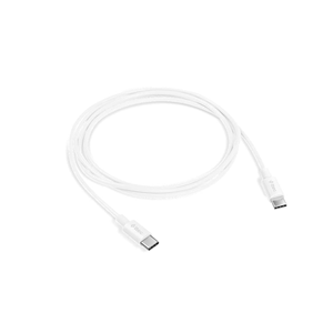 ttec USB-C - USB-C 120cm 60W PD/QC Hızlı Şarj/Data Kablosu Beyaz