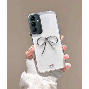 Samsung - Galaxy A16 Zebana Bow Silikon Kılıf - Şeffaf