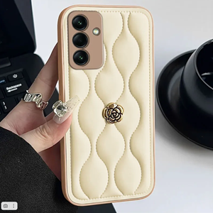 Samsung - Galaxy A16 Zebana Camellia Deri Kılıf