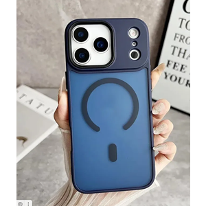 Apple - iPhone 17 Pro Zebana Fros Silikon Kılıf (Kablosuz Şarj Destekli) - Desert Titanyum