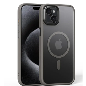 Apple - iPhone 14 Zebana Fros Silikon Kılıf (Kablosuz Şarj Destekli) - Desert Titanyum