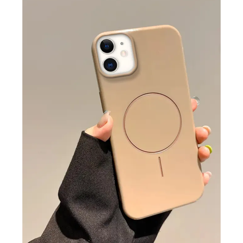 Apple - iPhone 11 Zebana Vivid M-Safe Silikon Kılıf - DESERT TİTANİUM
