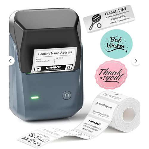 rendySell NIIMBOT B1 Etiket Makinesi, Otomatik Tanımlamalı Bluetooth Taşınabilir Etiket Yazıcısı, O