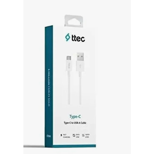 ttec Type-C Şarj Kablosu Beyaz