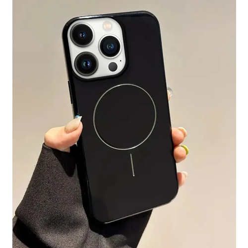 Apple - iPhone 16 Pro Max Zebana Vivid M-Safe Silikon Kılıf - Beyaz