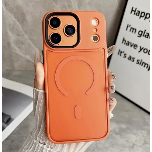 Apple - iPhone 17 Pro Zebana Fros Silikon Kılıf (Kablosuz Şarj Destekli) - Desert Titanyum