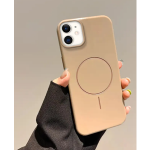 Apple - iPhone 11 Zebana Vivid M-Safe Silikon Kılıf - DESERT TİTANİUM