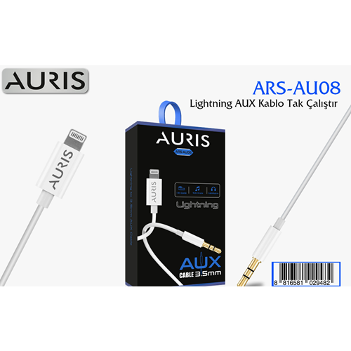 AU08 Lightning Aux Kablo