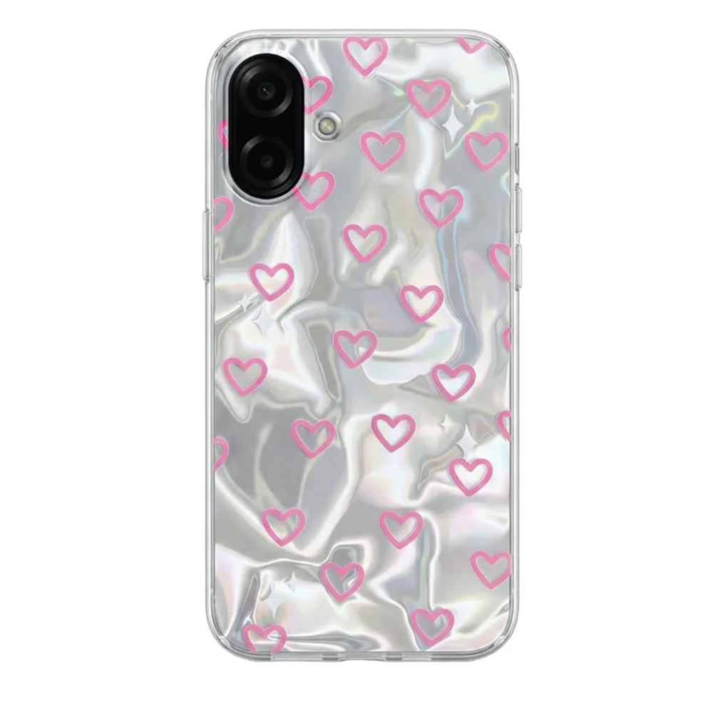 Samsung - Galaxy A07 Zebana Heart Silikon Kılıf