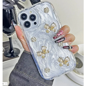 Apple - iPhone 15 Pro Max Zebana Floral Silikon Kılıf